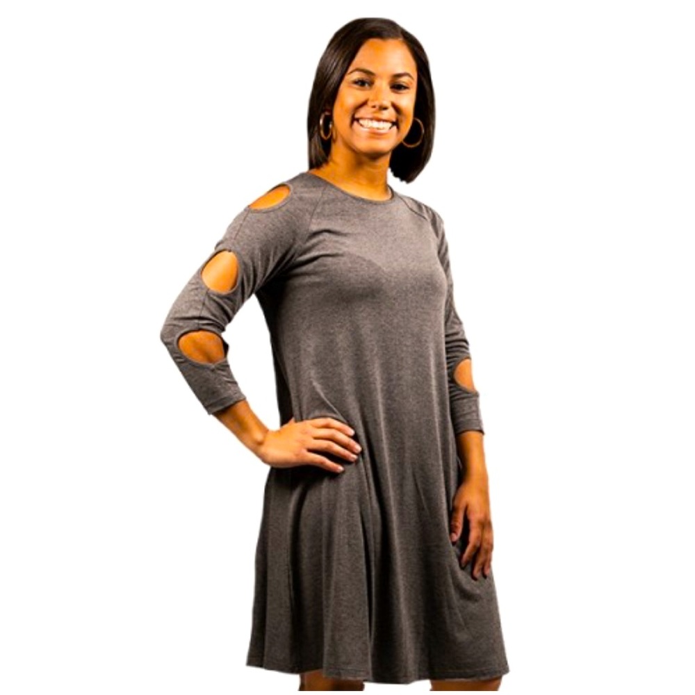 NWT Simply Southern cold shoulder, long sleeve T-shirt, dress size medium